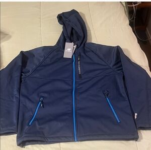 New Balance Navy Performance Jacket Mens  Size Large